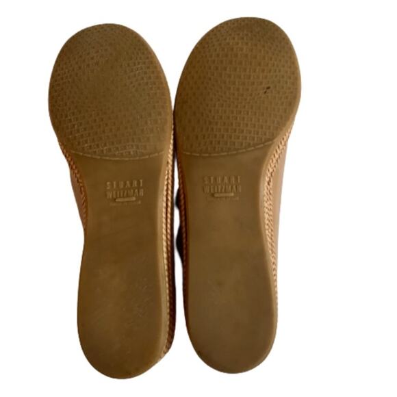 Stuart Weitzman Loafers Flats Shoes Camel Patent Leather Geek Loafers Size 5 - Picture 5 of 15